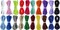 Assorted Elastic Beaded Cords 2mm 2/25 inch 300ft Elastic Bracelet String for Bracelets,Small Bungee Shock Cord for DIY Crafts, Beading and Sewing